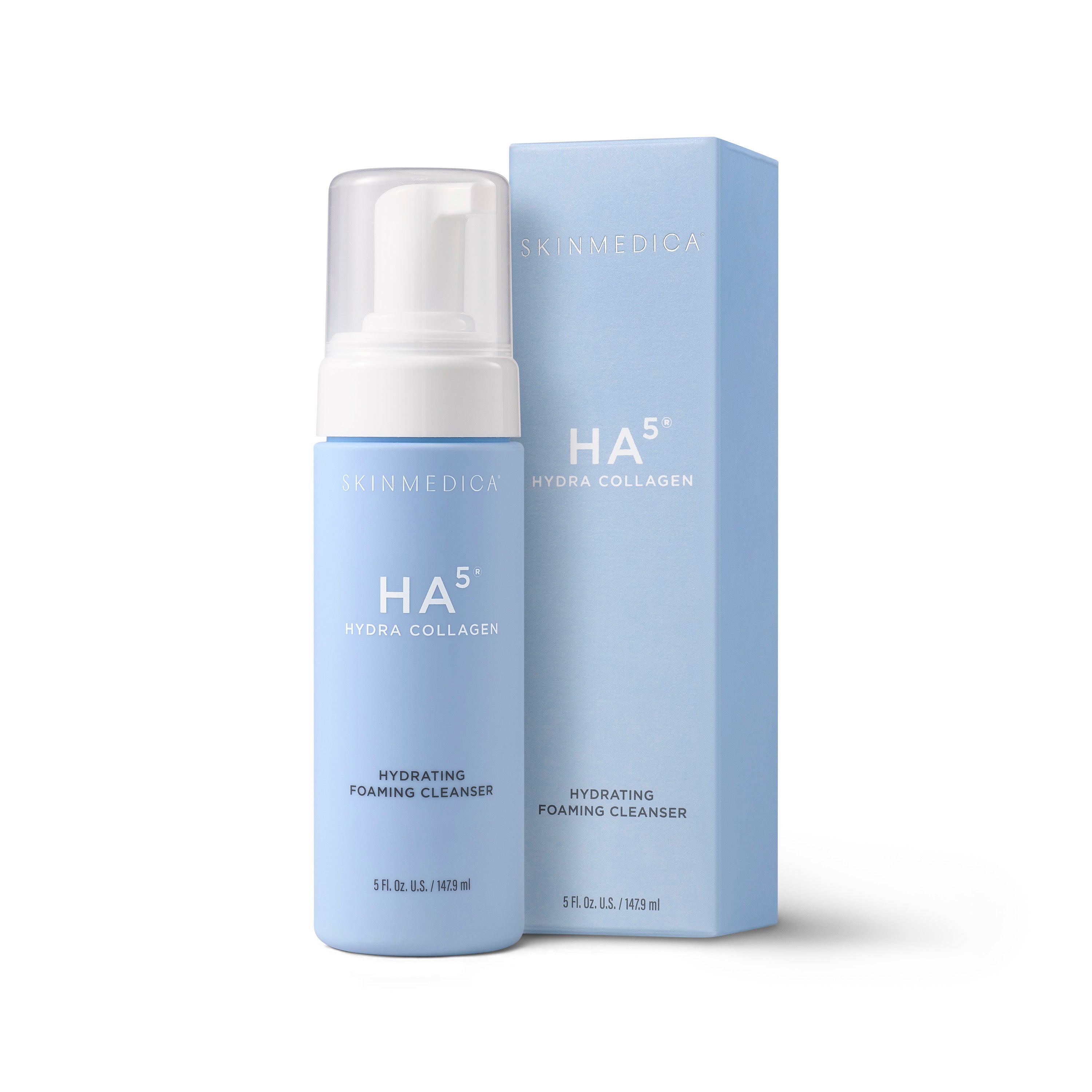 HA⁵® Hydra Collagen Hydrating Foaming Cleanser with Vegan Collagen